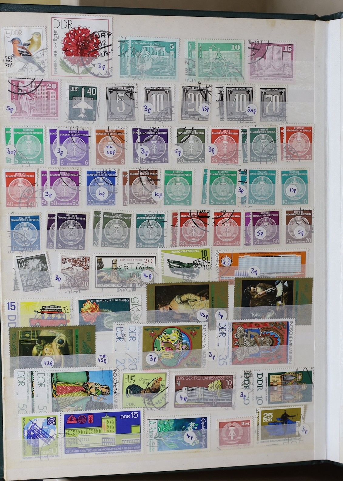 Ten albums World stamps and FDCs, modern airmail covers